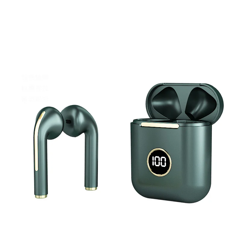Wireless Bluetooth headset X1 אוזניות Bluetooth עם תצוגה דיגיטלית J18 משודרג TWS הפחתת רעש ספורט אוזניות - 4