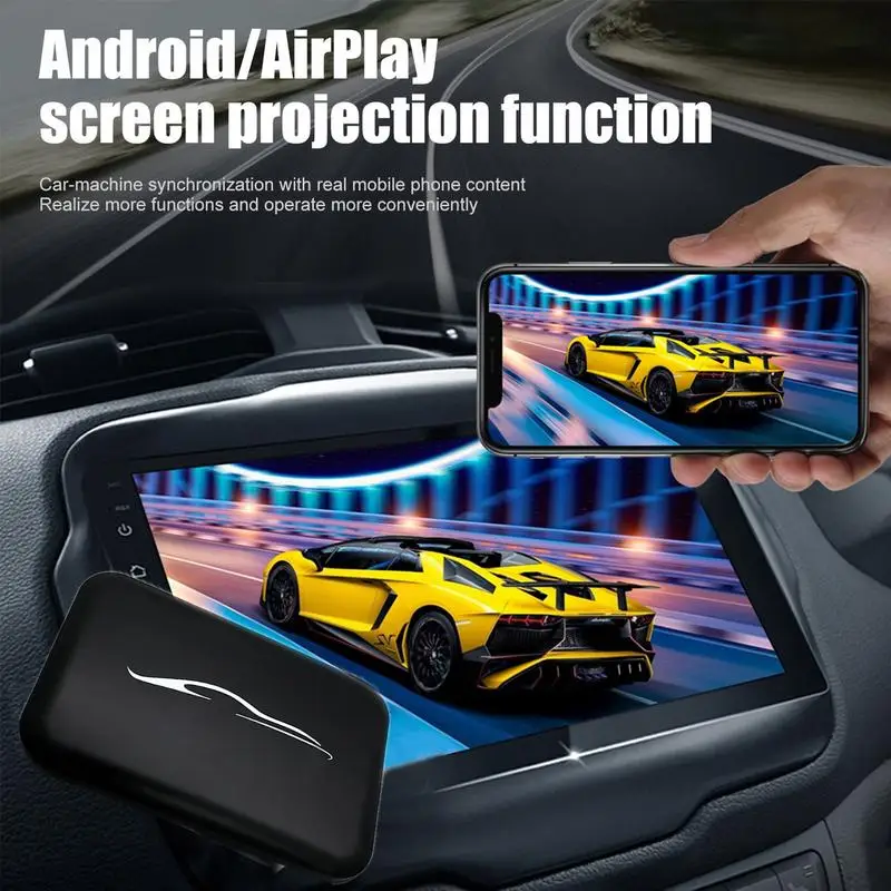 אלחוטית מכונית לשחק אוטומטי מתאם פלאג ForApple אוטומטי תמיכה ב-USB שיפוץ נגן מולטימדיה השן הכחולה Mirrorlink נטפליקס - 4
