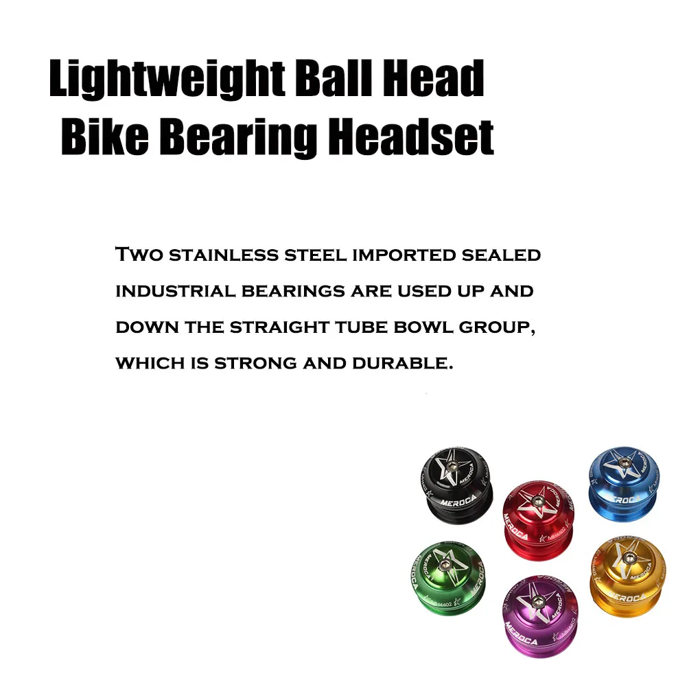 האופניים כיוון אוזניות אופני הרים מזלג קדמי פנימי ישר צינור הראש להגדיר אטום העליון כובעי מכסה קערה קבוצת שחור - 4