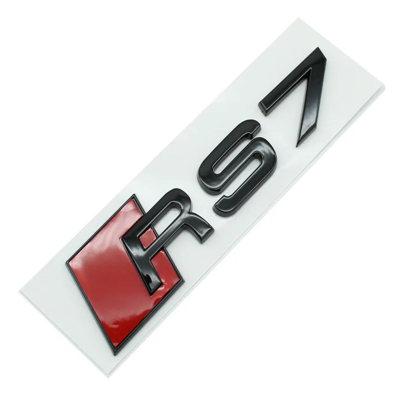 מתאים אאודי החלק האחורי לוגו AQ שינוי RS3 S4 S5 S6 S7S8 ספורט תזוזת שרירי הבטן אלקטרוליטי מדבקה - 4