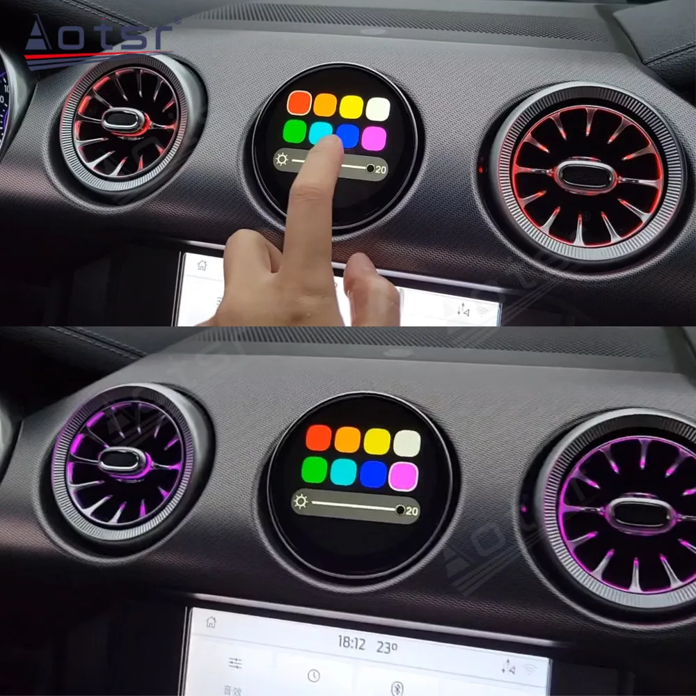 עבור פורד מוסטנג 2015 - 2019 LCD לוח כלי שיתוף של הנהג אור מקיף טורבו אוורור, אור רב תכליתי דיגיטליים שחקן - 4