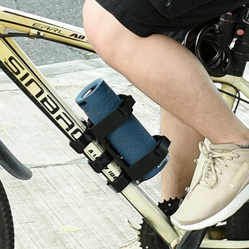 רכיבה על אופניים רמקול קבוע הרצועה על Flip3/4/5,רמקול הר עם אנטי להחליק משטח הרמקול לעמוד קול תיבת רצועת הר - 4